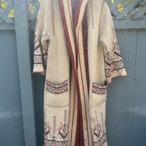 Vintage knitted coat